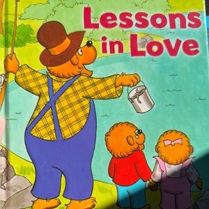 Lessons in Love Illustrated Children's Book - Colorful Bear Family cover